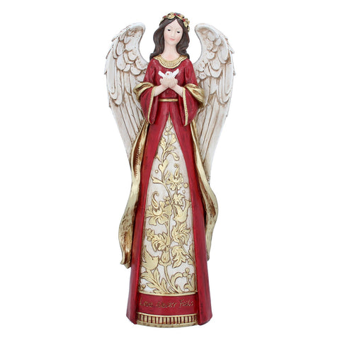 Gisela Graham Nostalgia Resin Angel Ornament