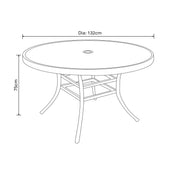 Hartman Berkeley 6 Seater Round Set