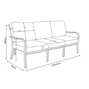 Hartman Buxton 3 Seater Sofa Set